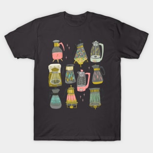 Vintage Coffee Pots T-Shirt